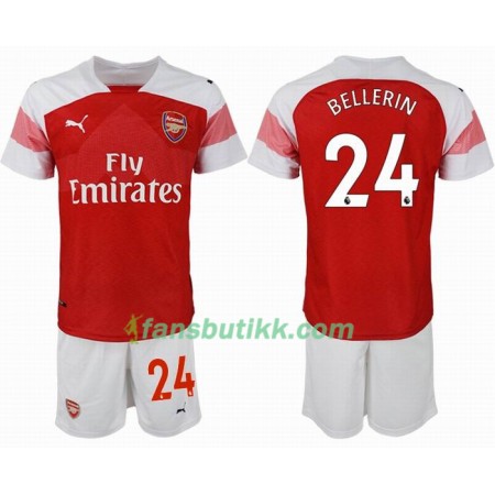 Fotballdrakt Arsenal BELLERIN 24 Barn Hjemmetrøye 2018-2019 Kortermet